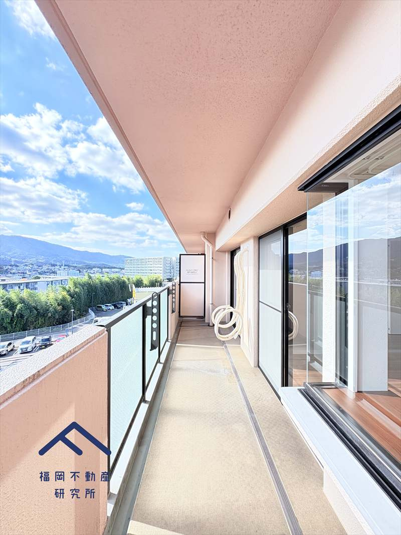 ホルトハイム花畑2のバルコニー