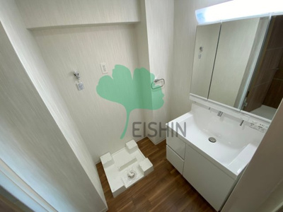 【洗面所】 | エルヴィータ箱崎 | シンプルで使いやすい洗面台です！