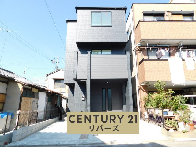 名古屋市中村区北浦町の新築一戸建の外観|☆限定１棟☆　　いつでも見学出来ます♪（お問合せ当日、平日、水曜、夜間でもＯＫ）　南向き♪　ビルトインガレージ！　食洗機、床暖房など設備充実♪　広々ＬＤＫ１７．６６帖！