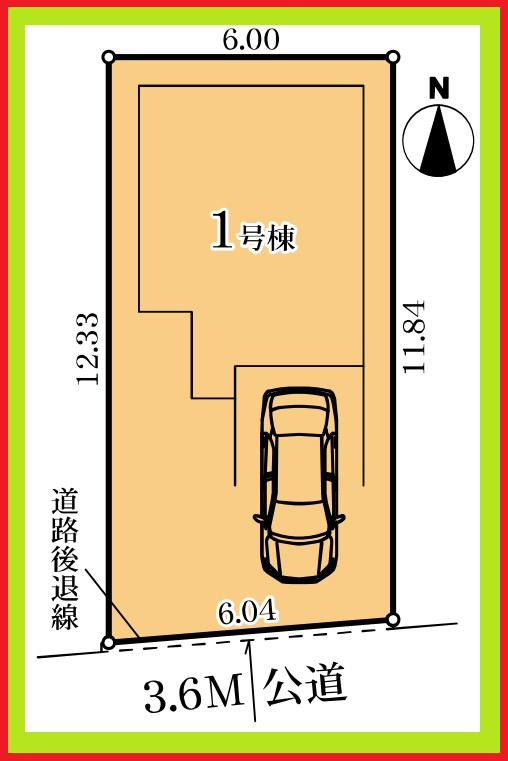 名古屋市中村区北浦町の新築一戸建の区画図|◇区画図◇