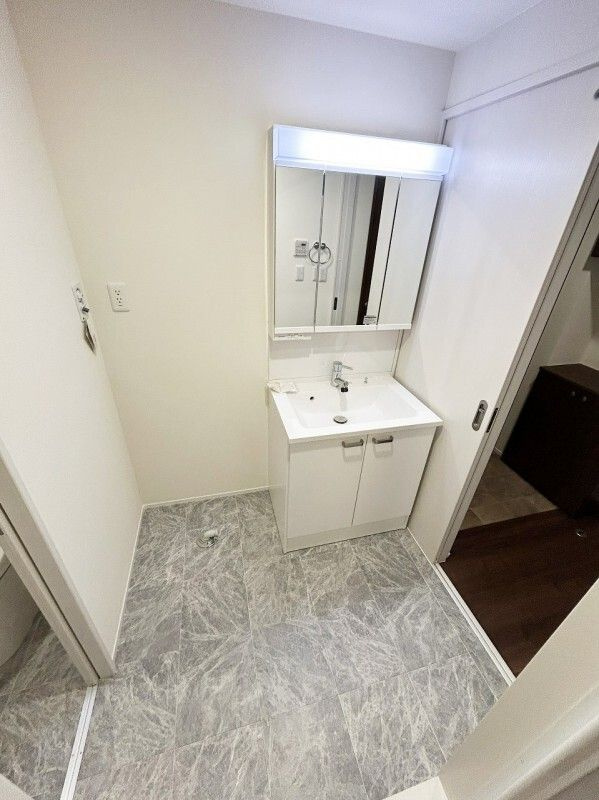 フラッツ平河町（東京ゼロエミッションハウス）の独立洗面台