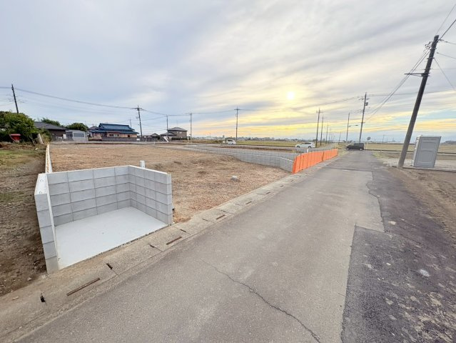 川越市鴨田　建築条件なし売地　東武東上線『川越駅』バス26分　【芳野小学区】の外観