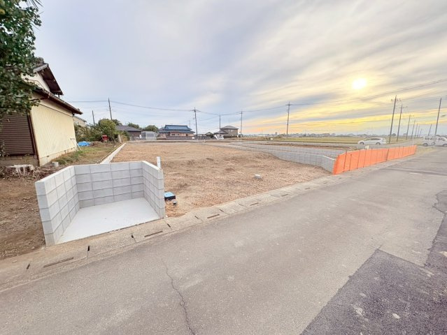川越市鴨田　建築条件なし売地　東武東上線『川越駅』バス26分　【芳野小学区】の外観