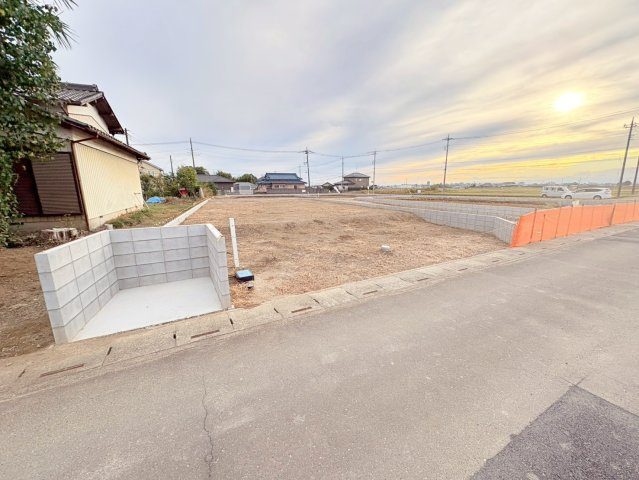 川越市鴨田　建築条件なし売地　東武東上線『川越駅』バス26分　【芳野小学区】の外観