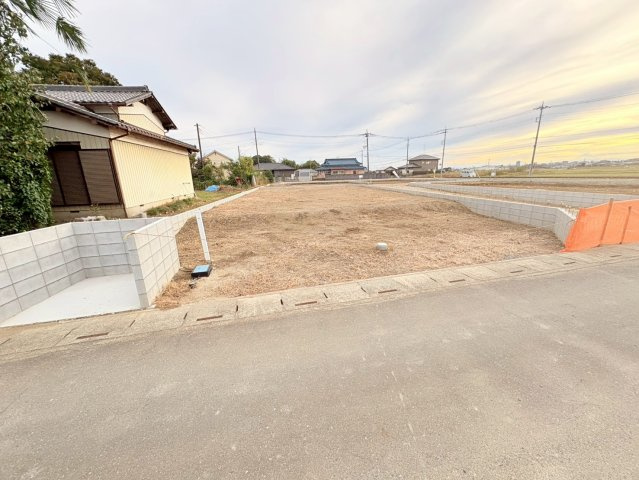 川越市鴨田　建築条件なし売地　東武東上線『川越駅』バス26分　【芳野小学区】の外観