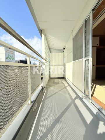 エムズコート関目のバルコニー