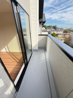 【バルコニー】 | 廿日市市物見西1（前空駅）全2区画　NO2 | バルコニー×2