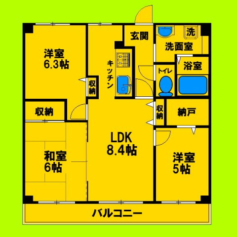 【間取り】 | リヴィエールkawakami | 毎日の暮らしを快適にする、考えられた間取り設計です♪