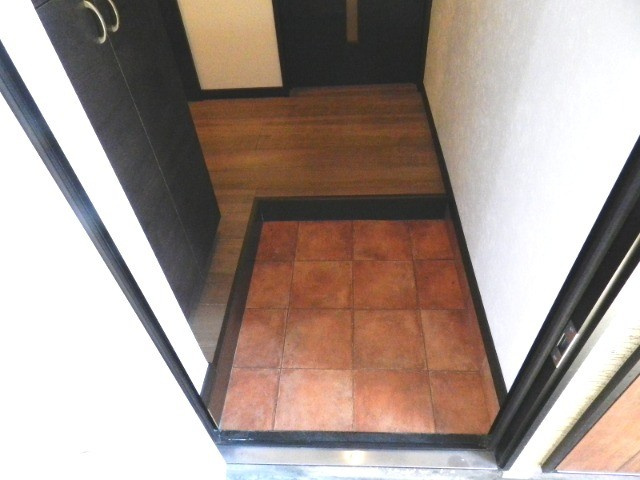 マンションプレビアの玄関