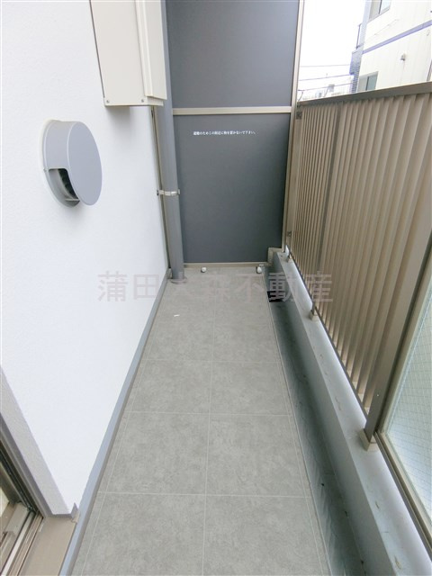 ガリシア矢口渡のバルコニー