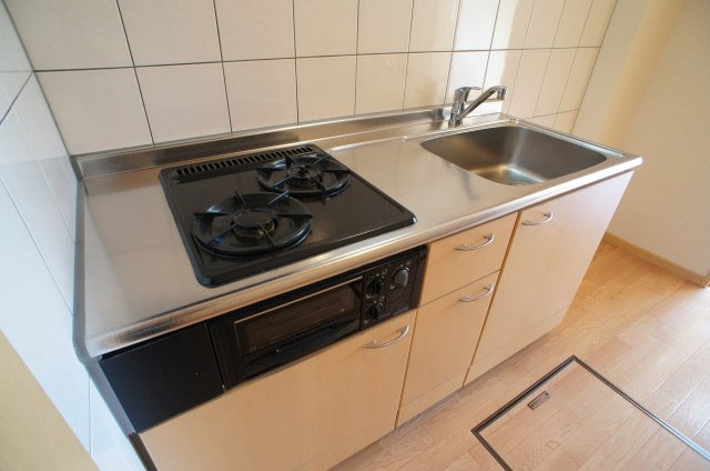 【キッチン】 | 2口ガスコンロです