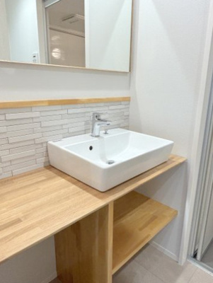 【独立洗面台】 | Belleviage Kinshicho | 独立洗面台で身支度をすべて済ませてしまいましょう