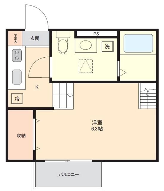 アンビエンテ千葉EAST館の間取り