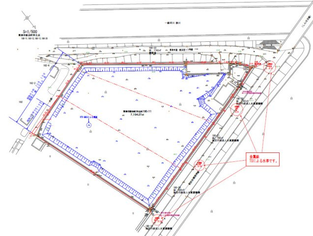 草津市新浜町の事業用地