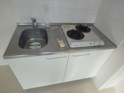 【キッチン】 | レガスタ浅草 | システムキッチン（2口ガスコンロ）