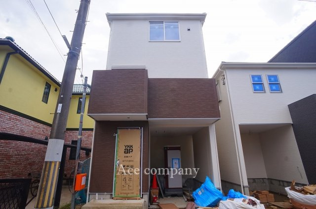 【外観】 | 東大阪市鴻池町1丁目　【2号棟/全2棟】 | 【只今建築中！現地2025年11月10日現在☆】ローン返済目安：月々約107281円（頭金0円、変動金利0.875％、返済期間35年、ボーナス払い無しで試算しています）