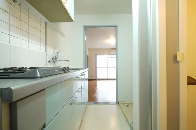 奥田西町ハイツのキッチン|※写真は別の部屋のものです。