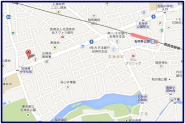 フローラ石神井の地図|★案内図★