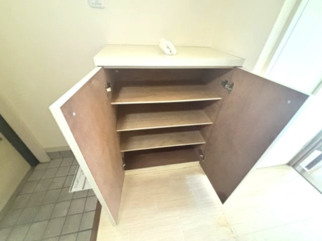 ブラウンコートの収納