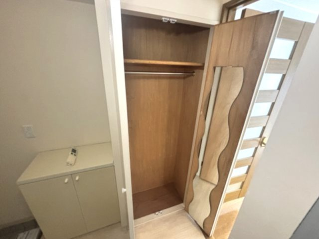 ブラウンコートの収納