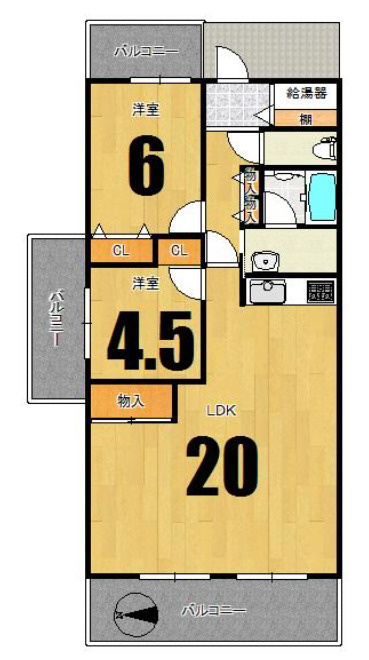 【間取り】の画像