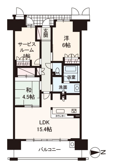【間取り】 | シティオアシス東三国 | 即お引渡し可！リフォーム済の2SLDK。大切なペットと暮らせる住まい(細則有)。内覧をご希望の際はお気軽にお電話ください！