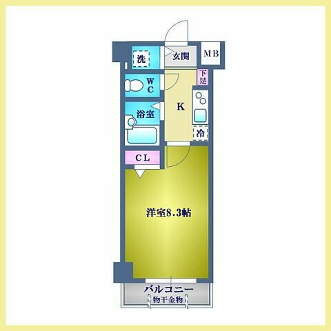 アヴァンツァーレ巣鴨の間取り