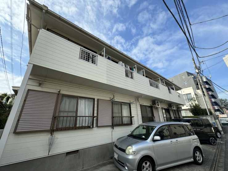 ホワイトハイムタナカの外観|おしゃれな外観です