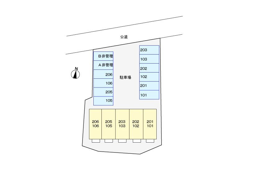 シャルマン若草　　谷市近郊の賃貸はクラスホーム刈谷店の駐車場
