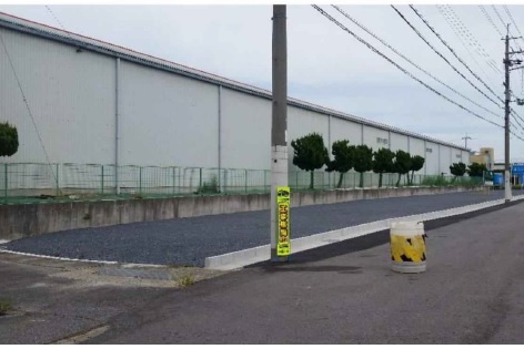 守山市大門町の事業用地の外観