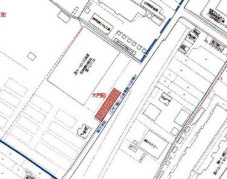 守山市大門町の事業用地の区画図