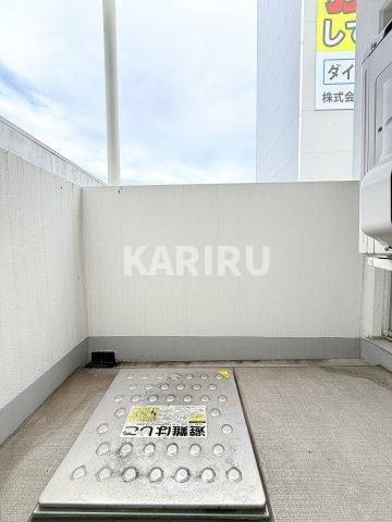 ソルーナ玉造のバルコニー