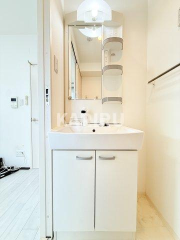 ソルーナ玉造の洗面所