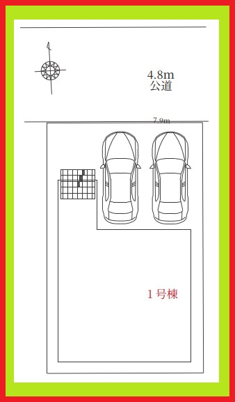 海部郡蟹江町桜３丁目の新築一戸建の区画図|◇区画図◇