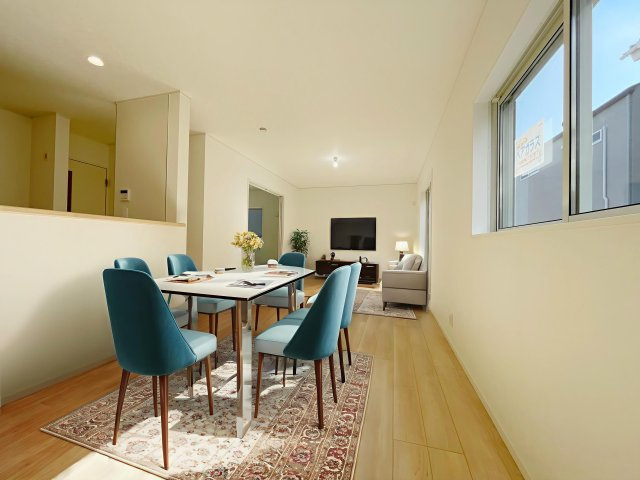 新築戸建・新築建売　佐野市伊賀町第1　天明小・城東中の居間・リビング|同社施工例