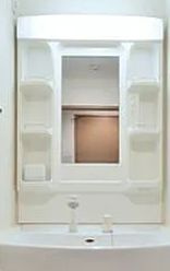 【独立洗面台】 | プレジールS | 独立洗面台、小物を置くことができて便利です