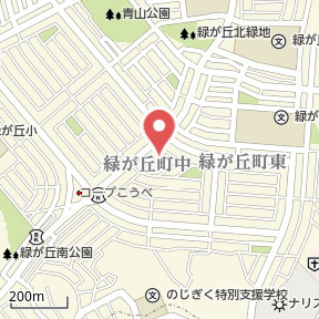 三木市緑が丘町東２丁目　売土地の地図