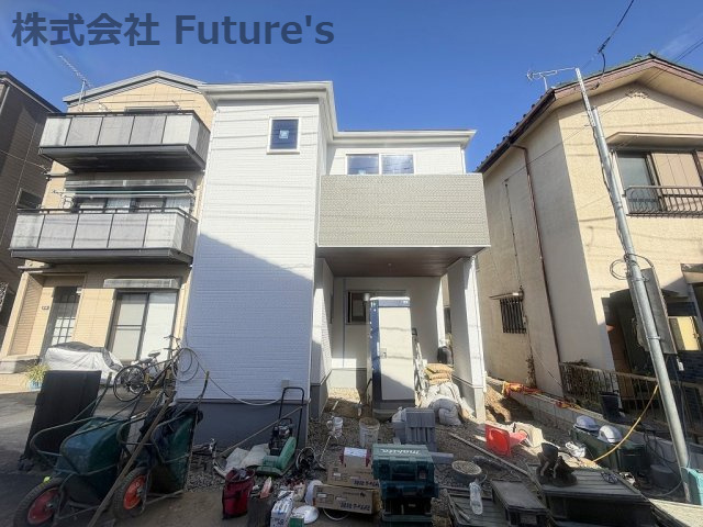 三郷市戸ケ崎1丁目　新築戸建　全1棟の外観|現地の写真になります。