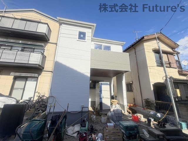 三郷市戸ケ崎1丁目　新築戸建　全1棟の外観|現地の写真になります。