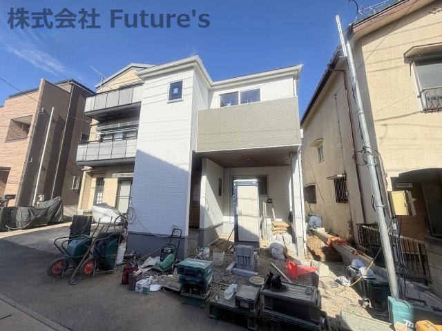 三郷市戸ケ崎1丁目　新築戸建　全1棟の外観|現地の写真になります。