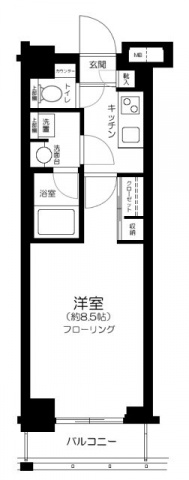 グランド・ガーラ門前仲町の間取り