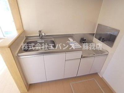 【キッチン】 | エスポワール | お料理しやすいキッチンです