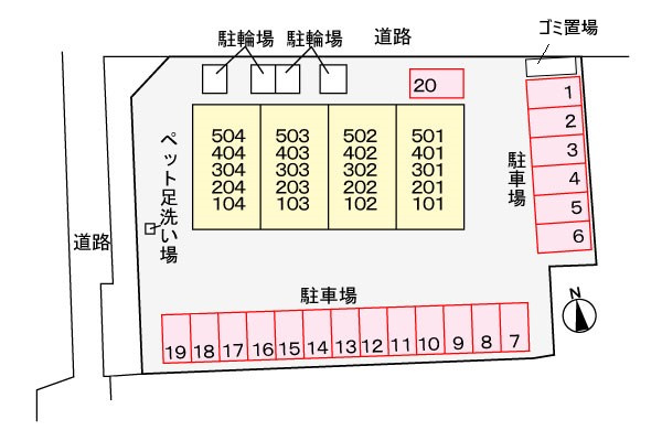 プレステージアの駐車場|駐車場