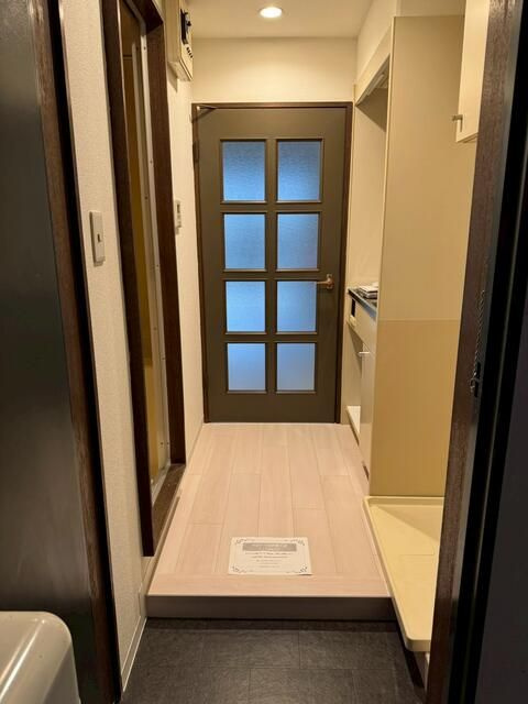 スカイコート市ヶ谷第３の玄関