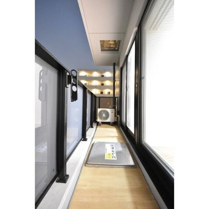 CLK南千住のバルコニー