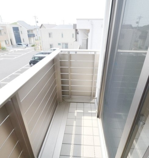 西大宮ガーデンヒルズⅡのバルコニー