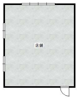 喜多町 十一屋ビル2階の間取り