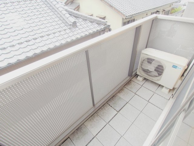 カーサB棟のバルコニー