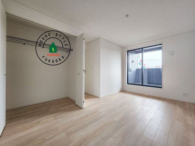 福岡市早良区野芥4丁目第25-2棟（1号棟）の内観：施工例|主寝室です。