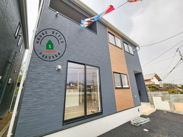 福岡市早良区野芥4丁目第25-2棟（1号棟）の外観|デザイン性のある外観です。